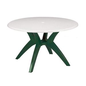 Grosfillex 48 in. Round Molded Melamine Tabletop
