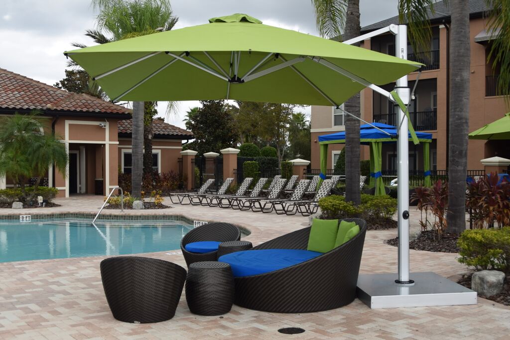 Eclipse 13 ft Octogan Cantilever Umbrella | ET&T Distributors